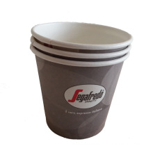 Logo Printed Disposable Paper Coffee Cup with Lid